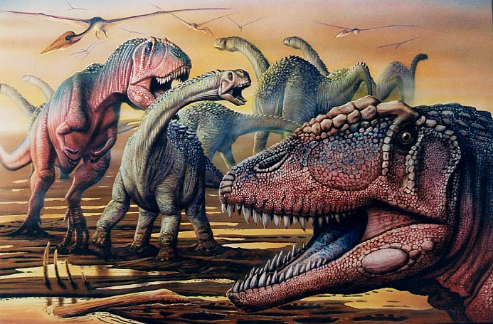 Carcharodontosaurus &Aegyptosaurus